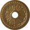 Ekena Millwork Raymond Ceiling Medallion (Fits Canopies up to 5 1/8"), 18 1/8"OD 3 5/8"ID x 1 1/8"P, Pale Gold CM18RAPAS - alternate 1